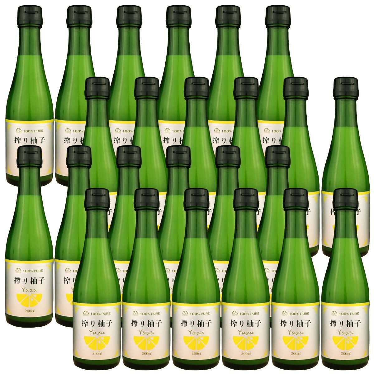 送料無料】搾り柚子（200ml）24本（柚子果汁100％） | 柚子屋本店