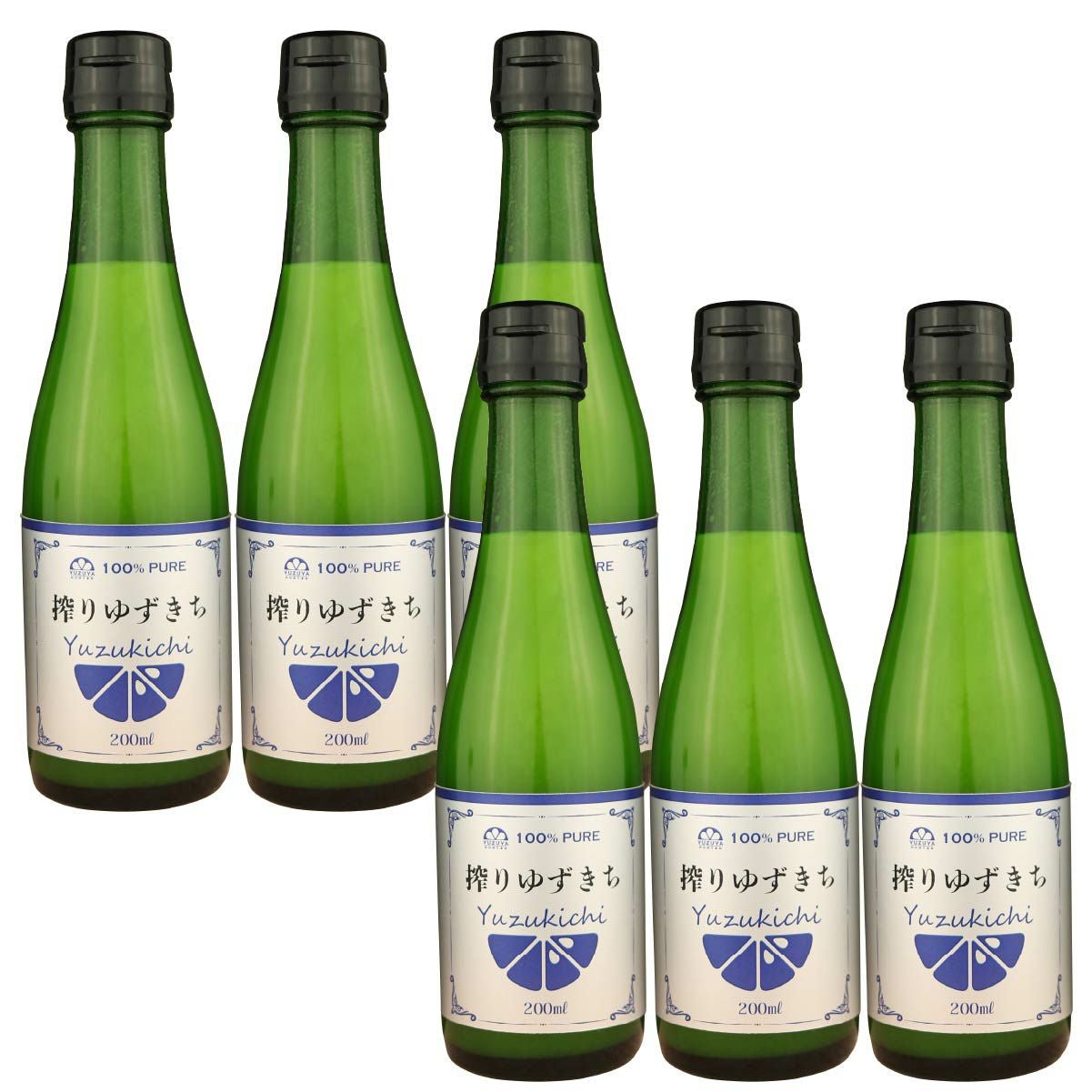 搾りゆずきち（ゆずきち果汁100％・200ml）6本 | 柚子屋本店ONLINE STORE