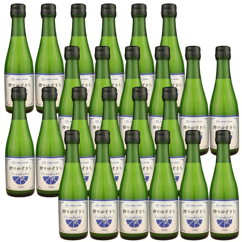 搾りゆずきち（ゆずきち果汁100％・200ml）24本,無添加,搾り果汁100%,焼酎,ウイスキー,割り材,オリジナルサワー