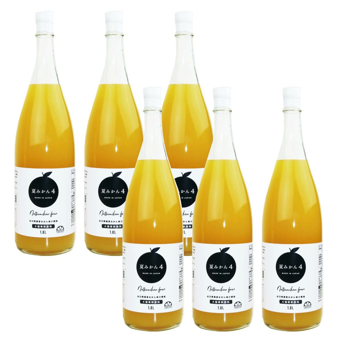 夏みかん4（1.8L/一升瓶）6本 | 柚子屋本店ONLINE STORE