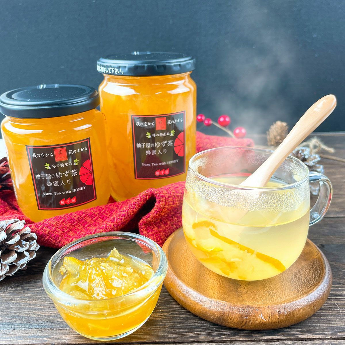 実りギフトB-1[11301]|柚子屋のゆず茶420g×2本入りギフトセット,お歳暮,お中元,贈り物,熨斗無料,メッセージカード無料,ラッピング無料、無添加ギフト,お取り寄せギフト