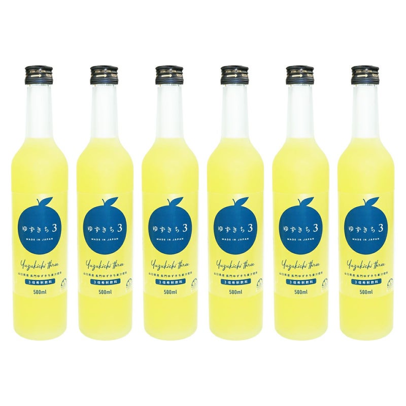 ゆずきち3（500ml）6本 | 柚子屋本店ONLINE STORE