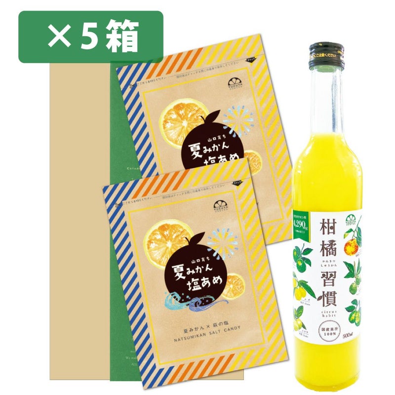 ☆熱中症対策ギフトA×5箱[14425-p5]|お中元,熱中症,クエン酸,ミネラル,柑橘製品,ギフト,ラッピング無料,人気,お取り寄せギフト,まとめ買い