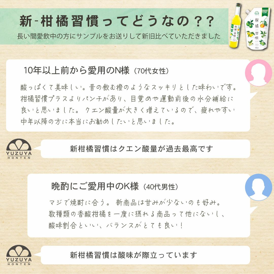 通常購入】柑橘習慣（500ml瓶）単品 | 柚子屋本店ONLINE STORE