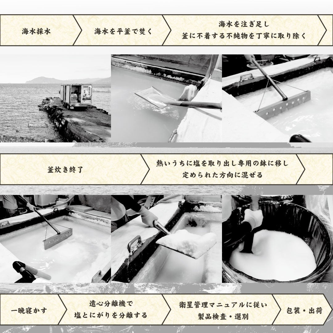 萩の塩 ダイヤ（袋入180g）単品