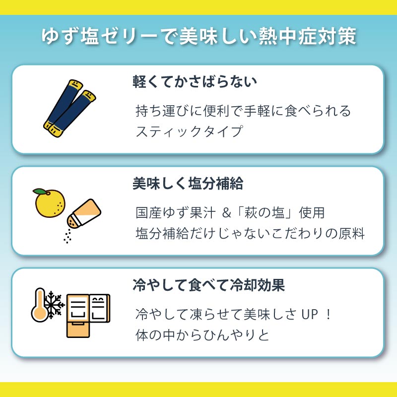 塩ゼリーゆず（10g）20個
